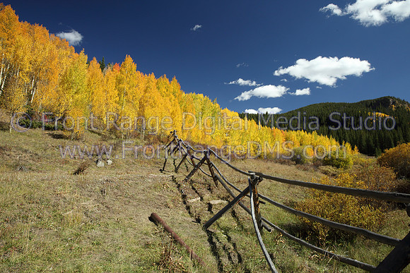 Breck Autumn Fence, Breckenridge, Colorado
