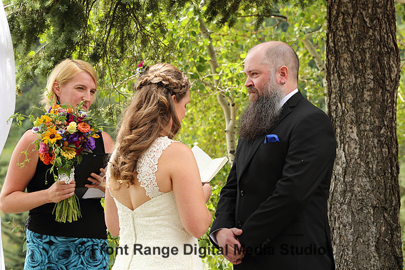 The bride's vows.
