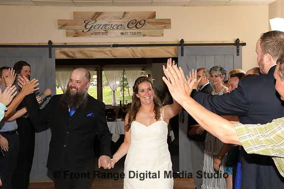 A unique receiving line.