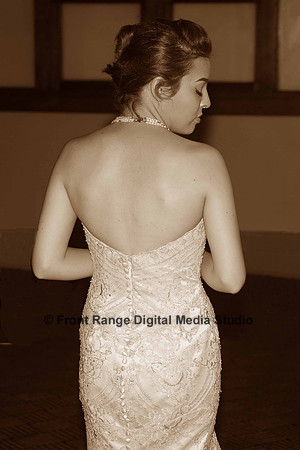 All the details of the dress.