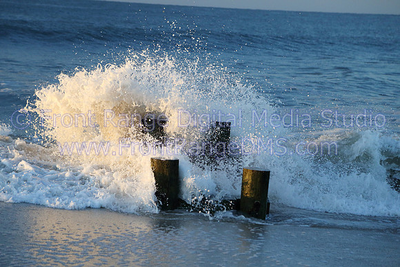 Piling Splash at Cape May, NJ