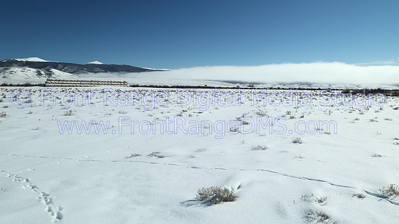 Jefferson Hay Bales in Snow