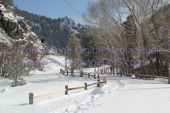 Path in snow