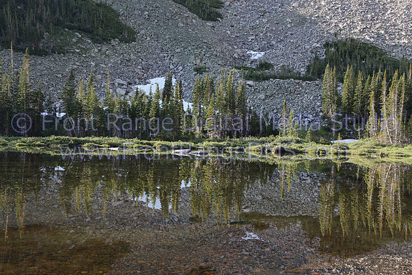 Reflecting Mountain Pond, Rocky Mountain National Park
