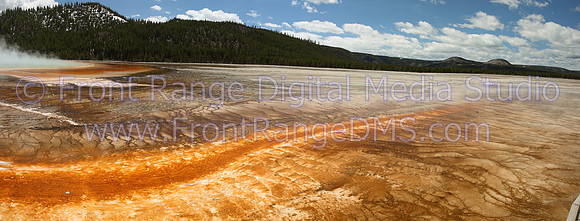 Geyser Panorama, Yellowstone National Park. Contact Front Range for custom size printing.