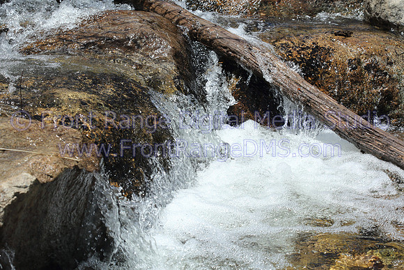 Waterfall with log, Hidden Valley. Large prints available, up to 16 x 20.