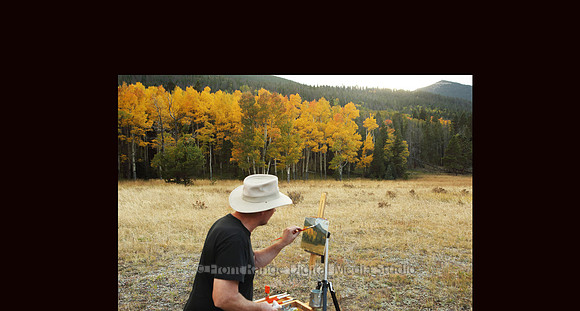 Artist in Horseshoe Park, Rocky Mountain National